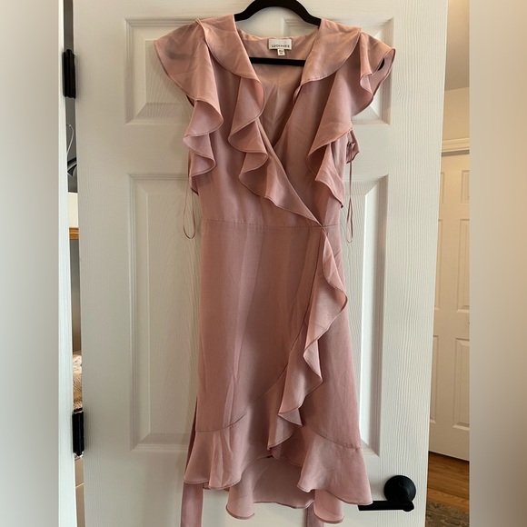 Lucy Paris, ruffle tie front dress, small, worn once to a wedding! - Picture 2 of 4